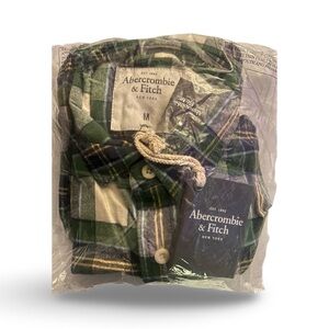 ABERCROMBIE AND FITCH FLANNEL NEW WITH TAGS